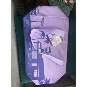 Trader Joe’s Large Insulated Cooler Bag. PURPLE RAIN WITH TAG